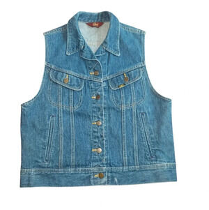 Vintage Ms Lee Denim Vest USA